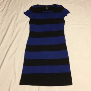 Striped T-shirt Slip Dress